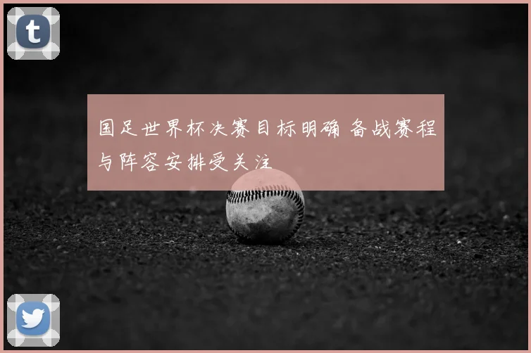 国足世界杯决赛目标明确 备战赛程与阵容安排受关注